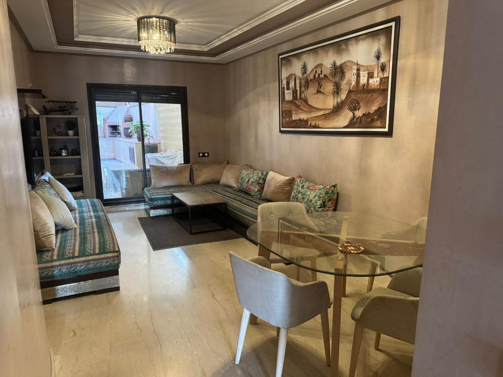 Stylish Gueliz Apartment With Beautiful Terrace Marrakesh Eksteriør bilde